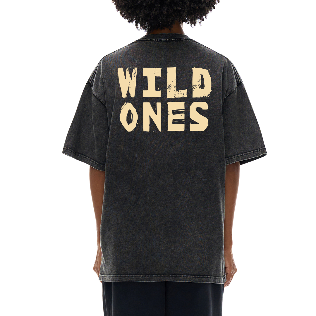 “Wild Ones” Acid Wash Tee