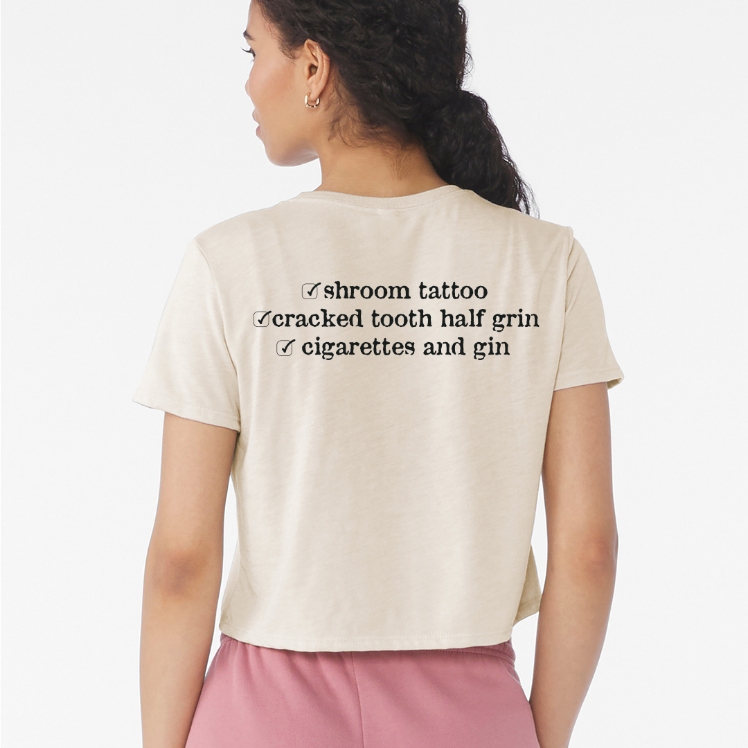 “Wild Ones” Bella Canvas Crop Tee