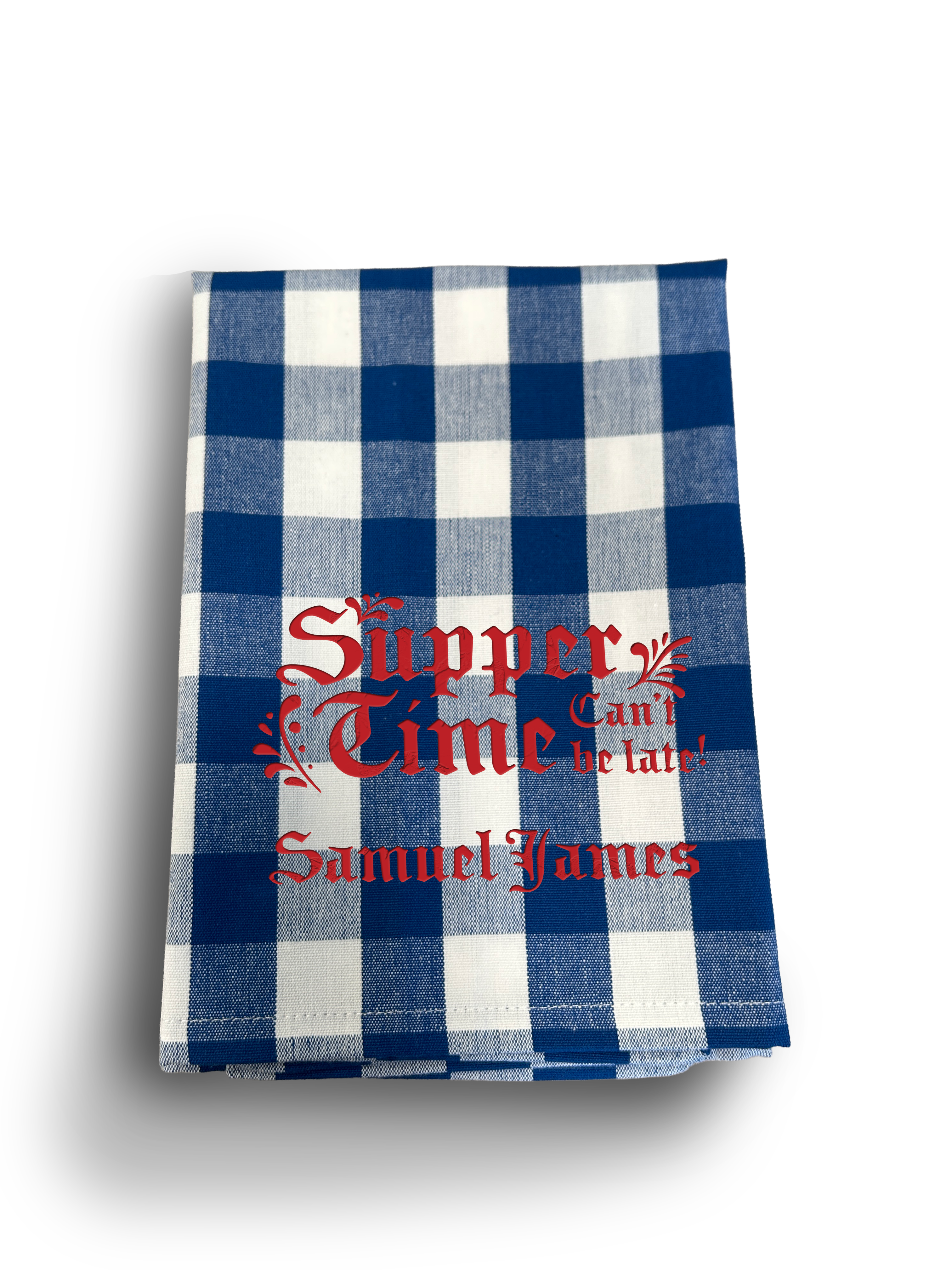 “Supper Time” Embroidered Towel