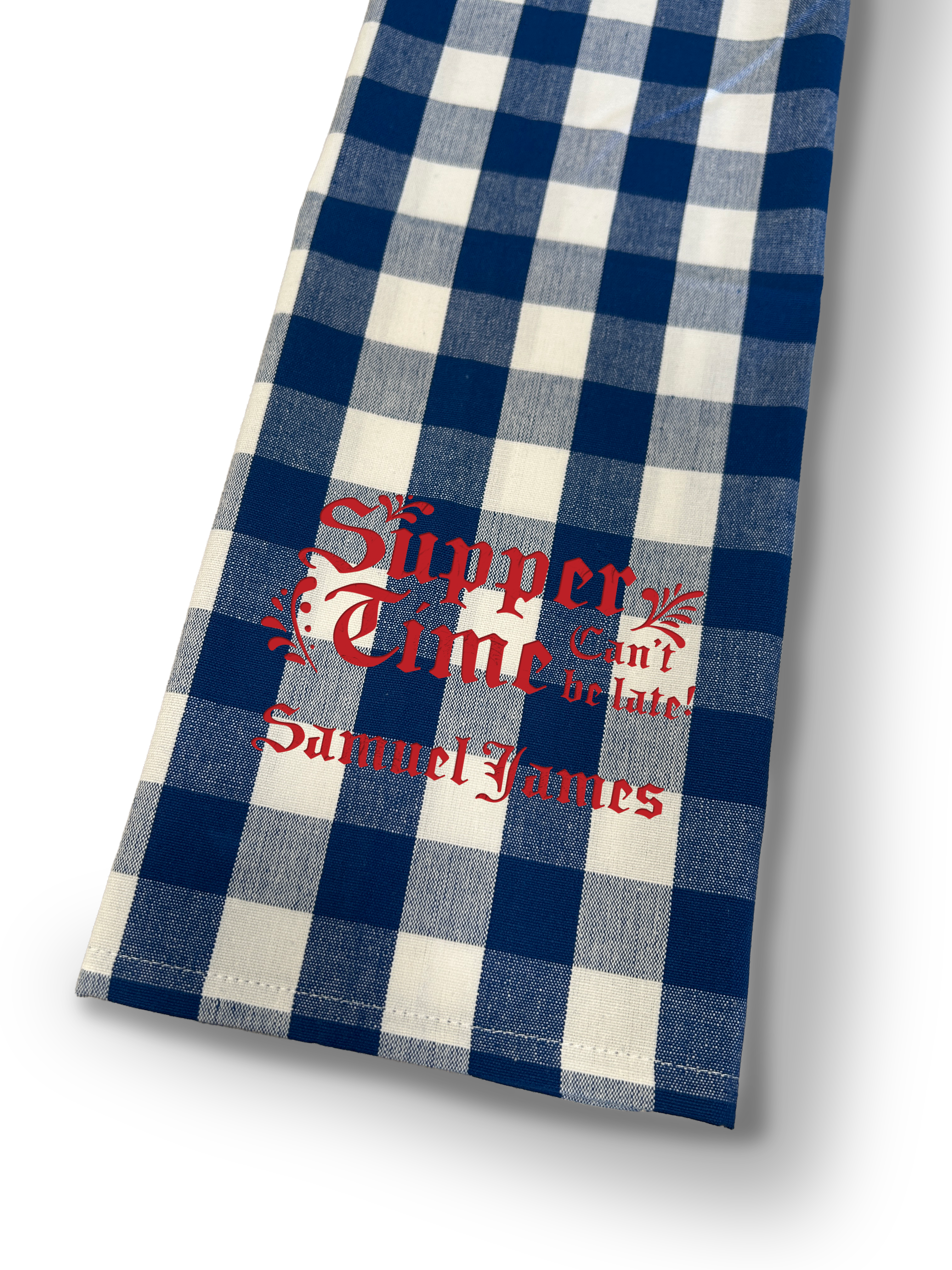 “Supper Time” Embroidered Towel